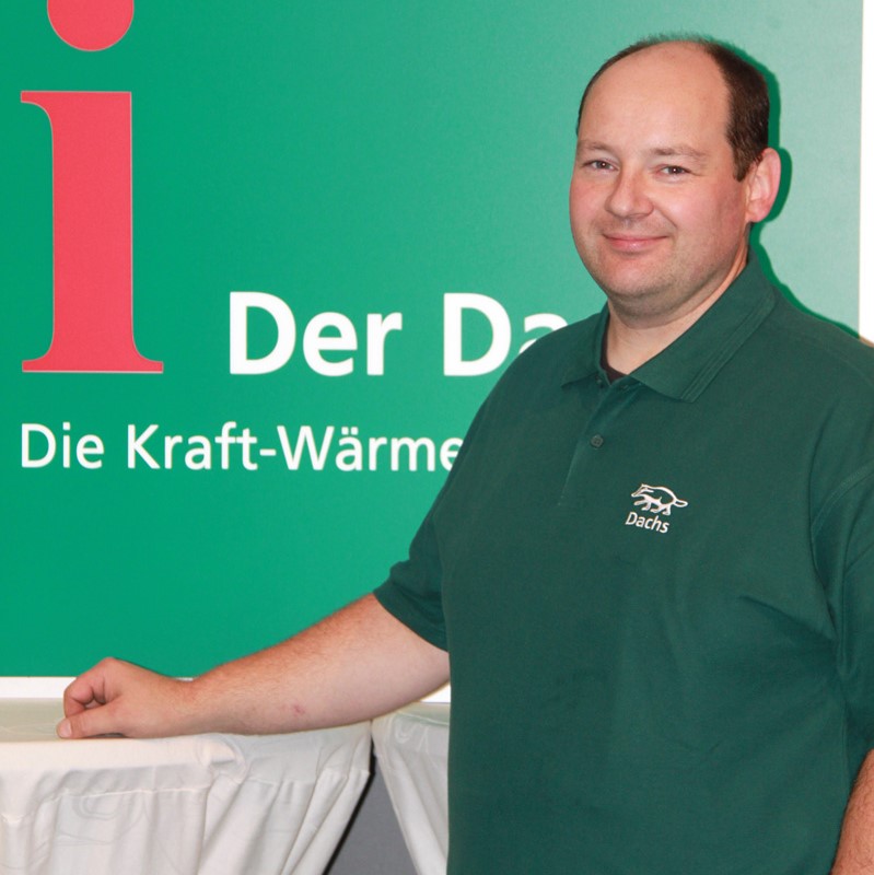 Roland Gamber ist Servicetechniker beim SenerTec Center Rhein-Haardt in Bellheim.